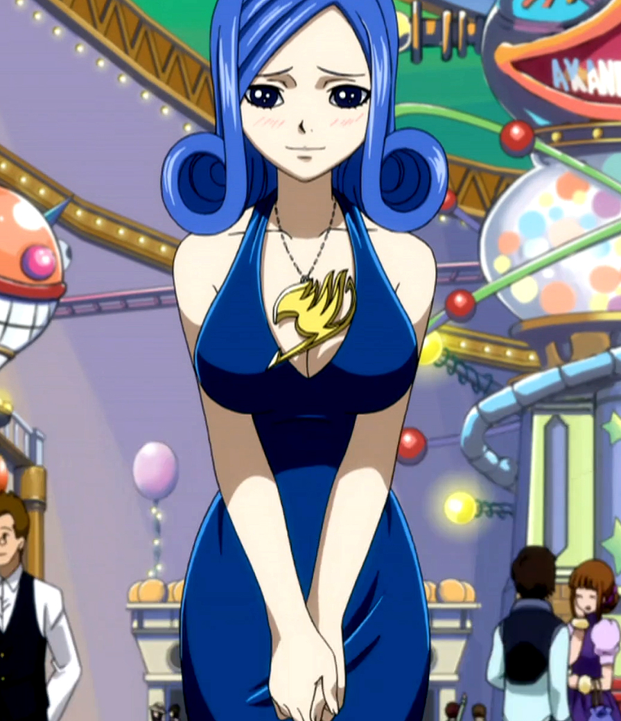 blue_dress, blue_eyes, blue_hair, fairy_tail, juvia_loxar, screenshot, sparkling_eyes