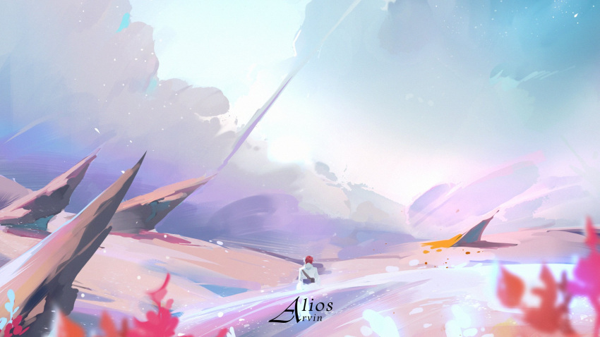 1other, alios_arvin, artist_name, blurry, blurry_foreground, commentary, day, english_commentary
