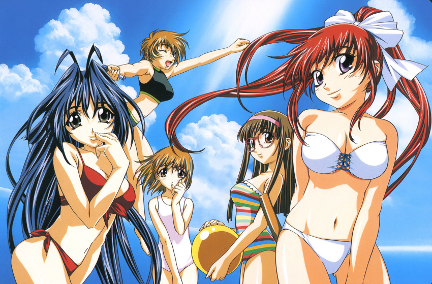 bikini, misturugi_ryoko, real_bout_high_school, samurai_girl, swimsuit