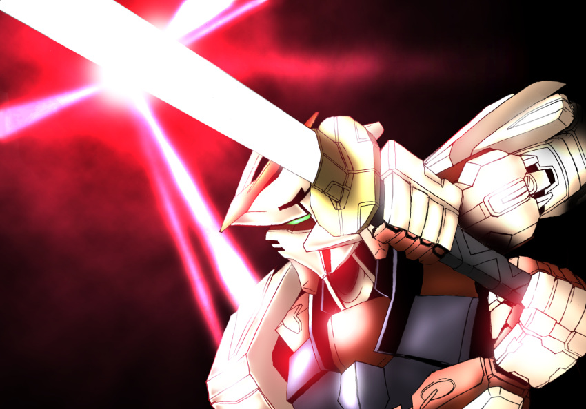 gundam, gundam_astray_red_frame, gundam_seed, gundam_seed_astray, highres, katana, mecha, sword