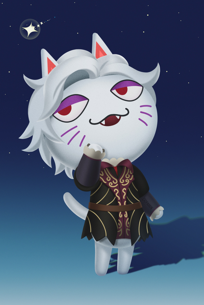 1boy, absurdres, animal_crossing, animal_ears, astarion, cat_boy, cat_ears, colored_skin