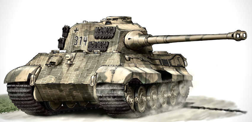 balkenkreuz, caterpillar_tracks, cross, general-purpose_machine_gun, gun, highres, konnpeto, machine_gun