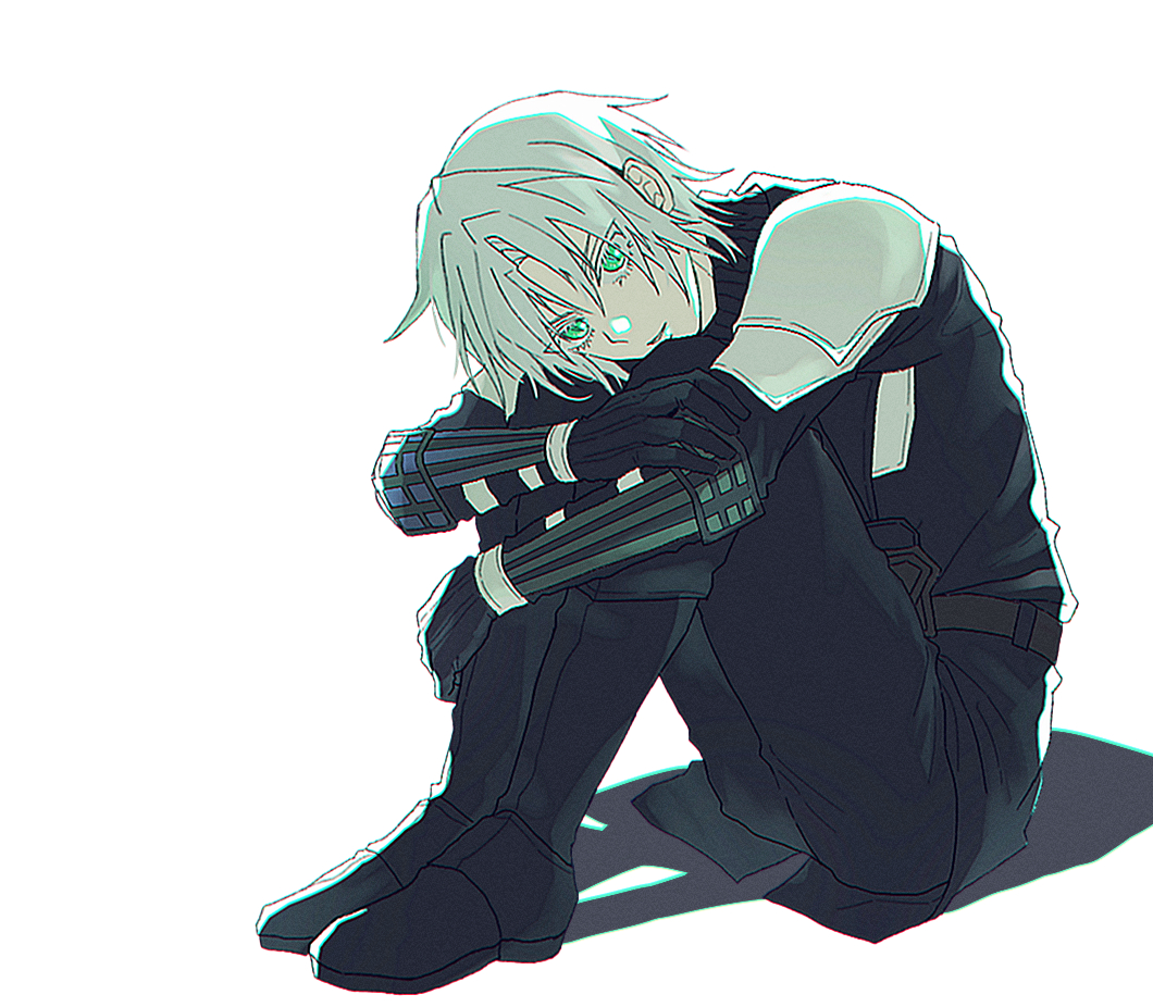 1boy, aged_down, armor, black_footwear, black_gloves, boots, final_fantasy, final_fantasy_vii