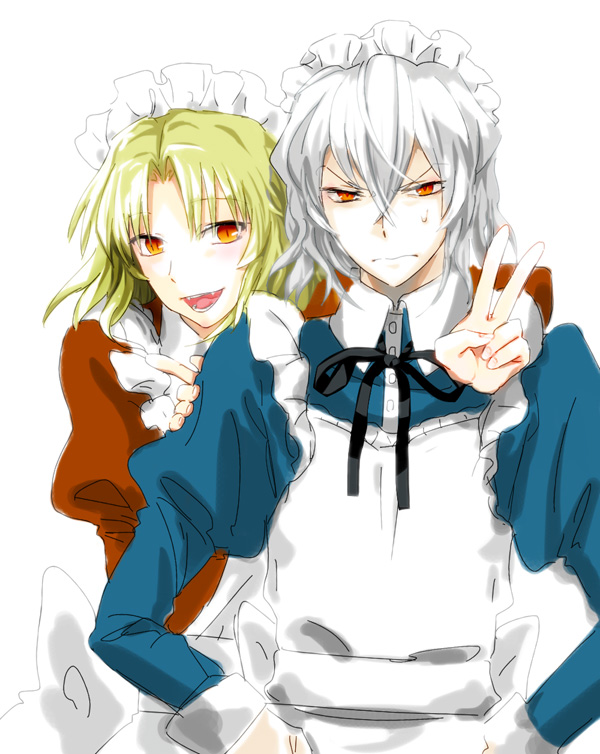 kara_no_kyoukai, kuroi, maid, maid_headdress, male, red_eyes, shirazumi_lio, short_hair