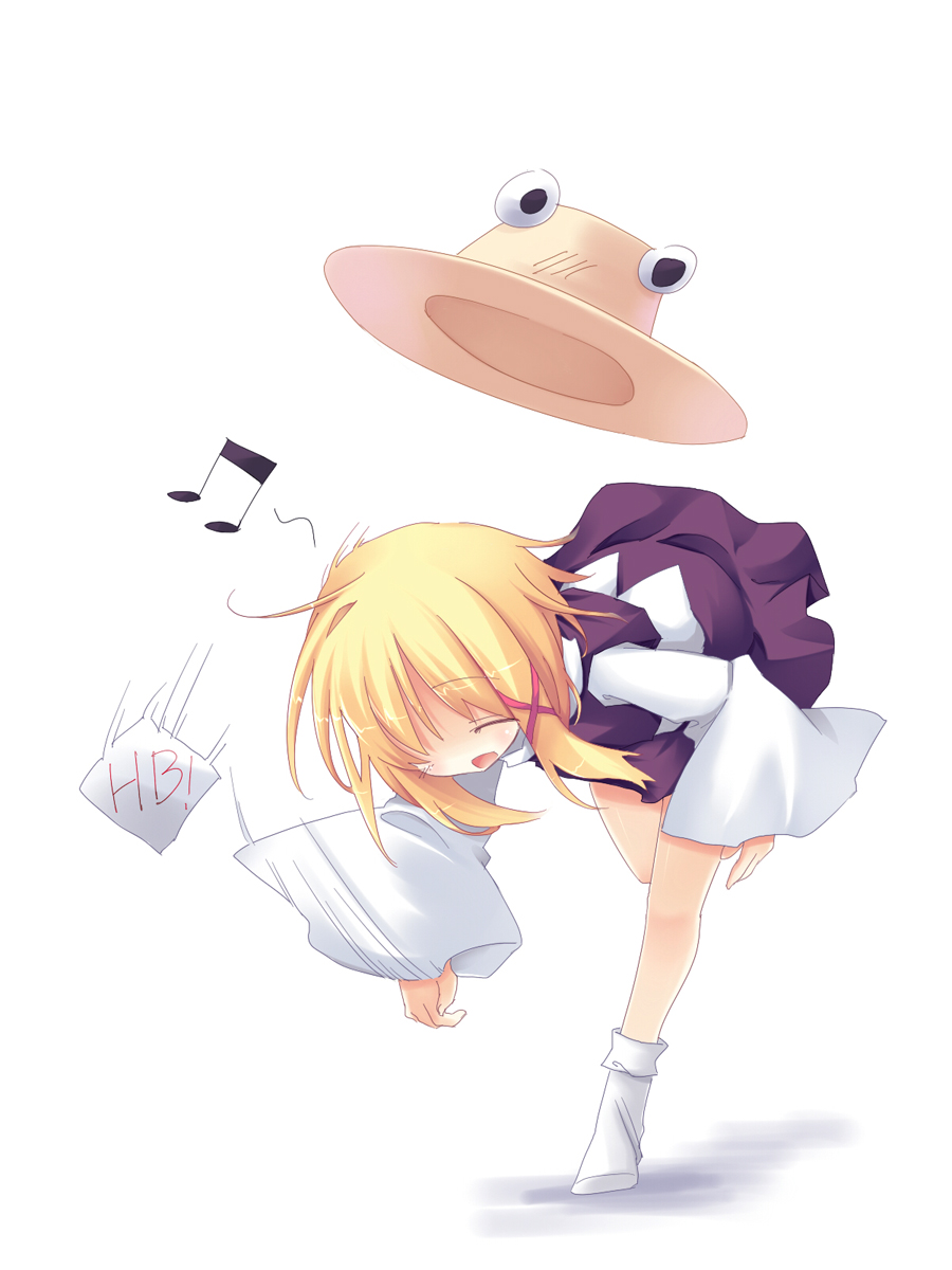 blonde_hair, eyes, haruka_(aaasld), hat, highres, moriya_suwako, short_hair, touhou