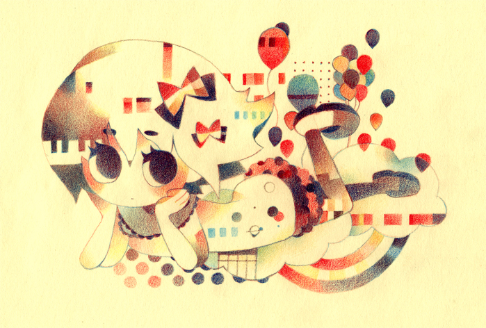 balloon, ekia_tomomaya, original, solo, yamamoto_akie