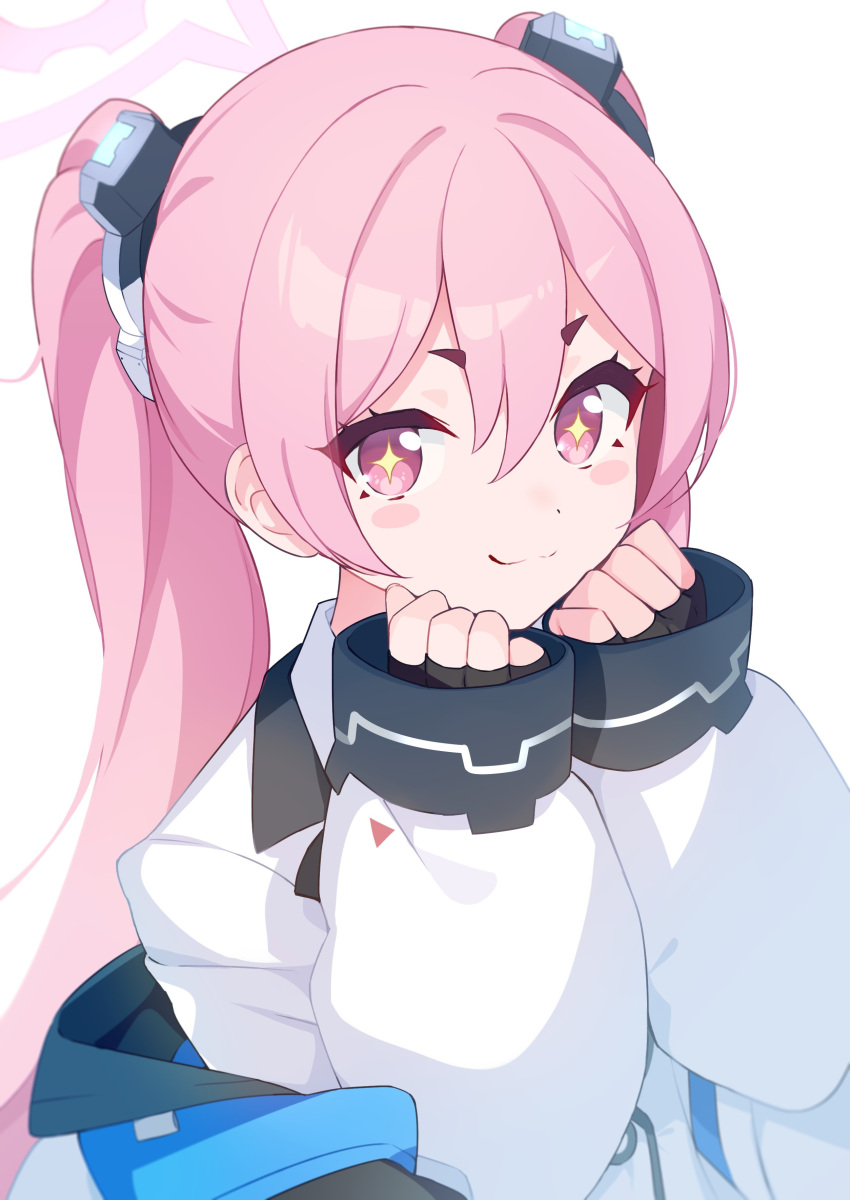 1girl, :3, absurdres, blue_archive, blush_stickers, closed_mouth, hair_between_eyes, highres