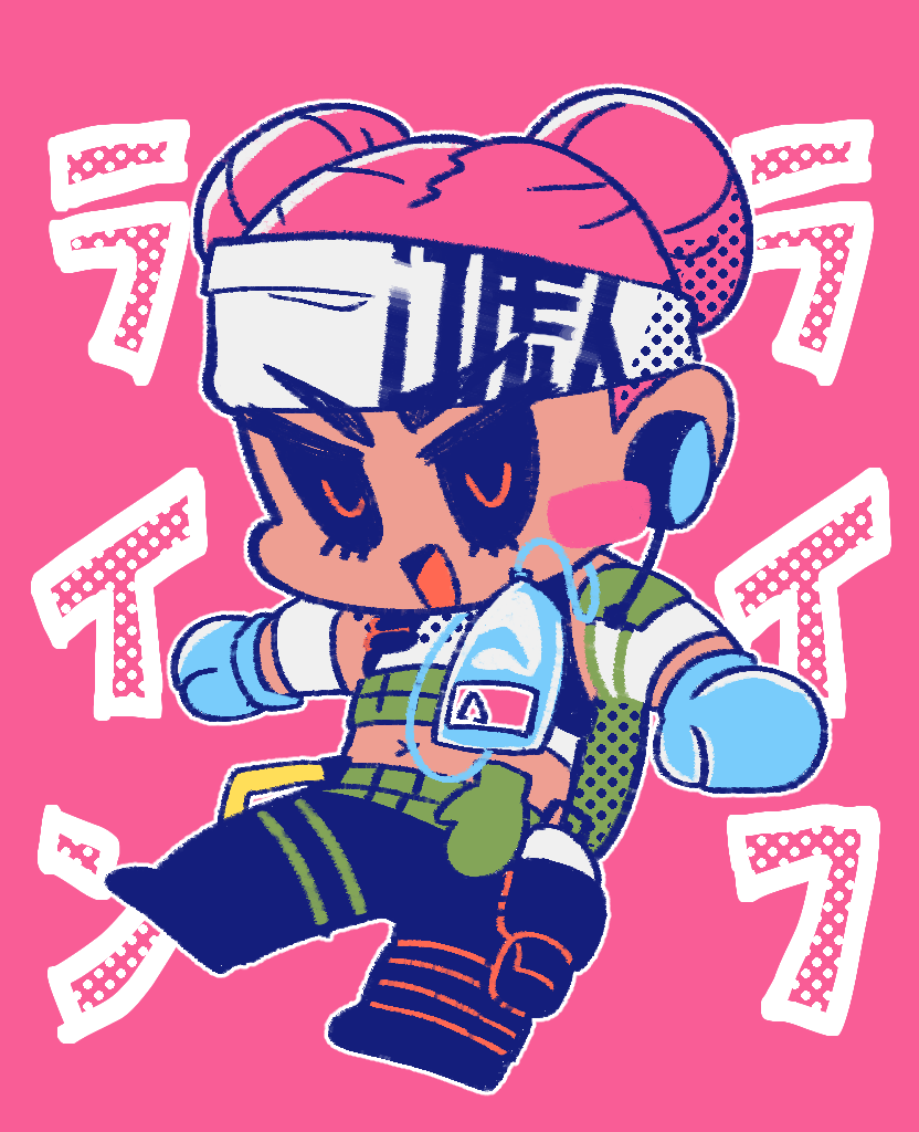 1girl, apex_legends, bad_id, bad_pixiv_id, belt, black_eyes, black_pants, blue_gloves