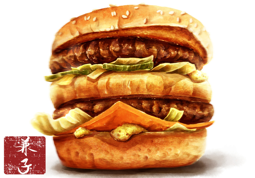 big_mac, bread, burger, cheese, fast_food, food, food_focus, highres