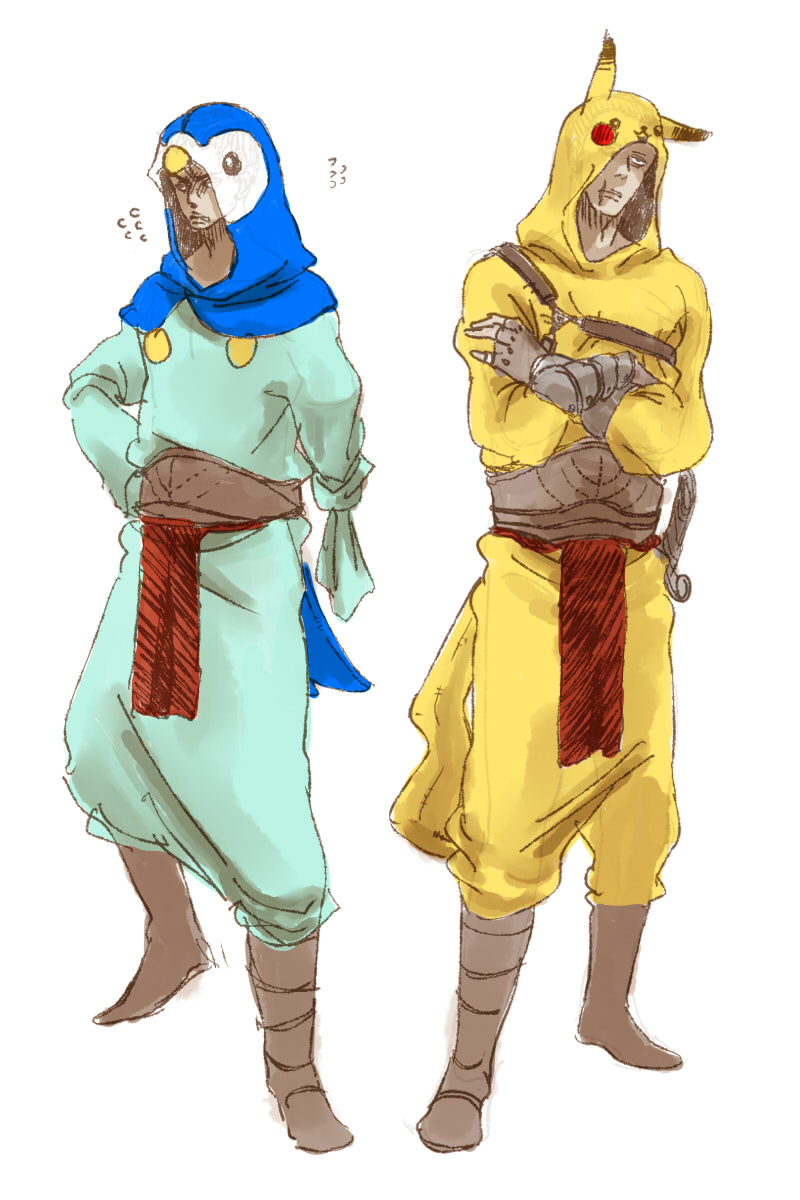 altair_ibn_la-ahad, artist_request, assassin's_creed, cape, crossover, gloves, hood, malik_a-sayf