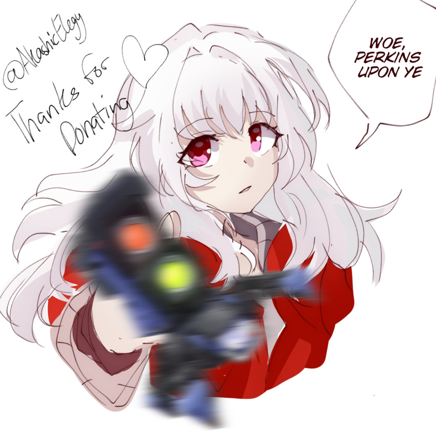 1girl, akashicelegy, clara_(honkai:_star_rail), eminem_throwing_a_fat_rat_(meme), highres, honkai:_star_rail, honkai_(series), jacket