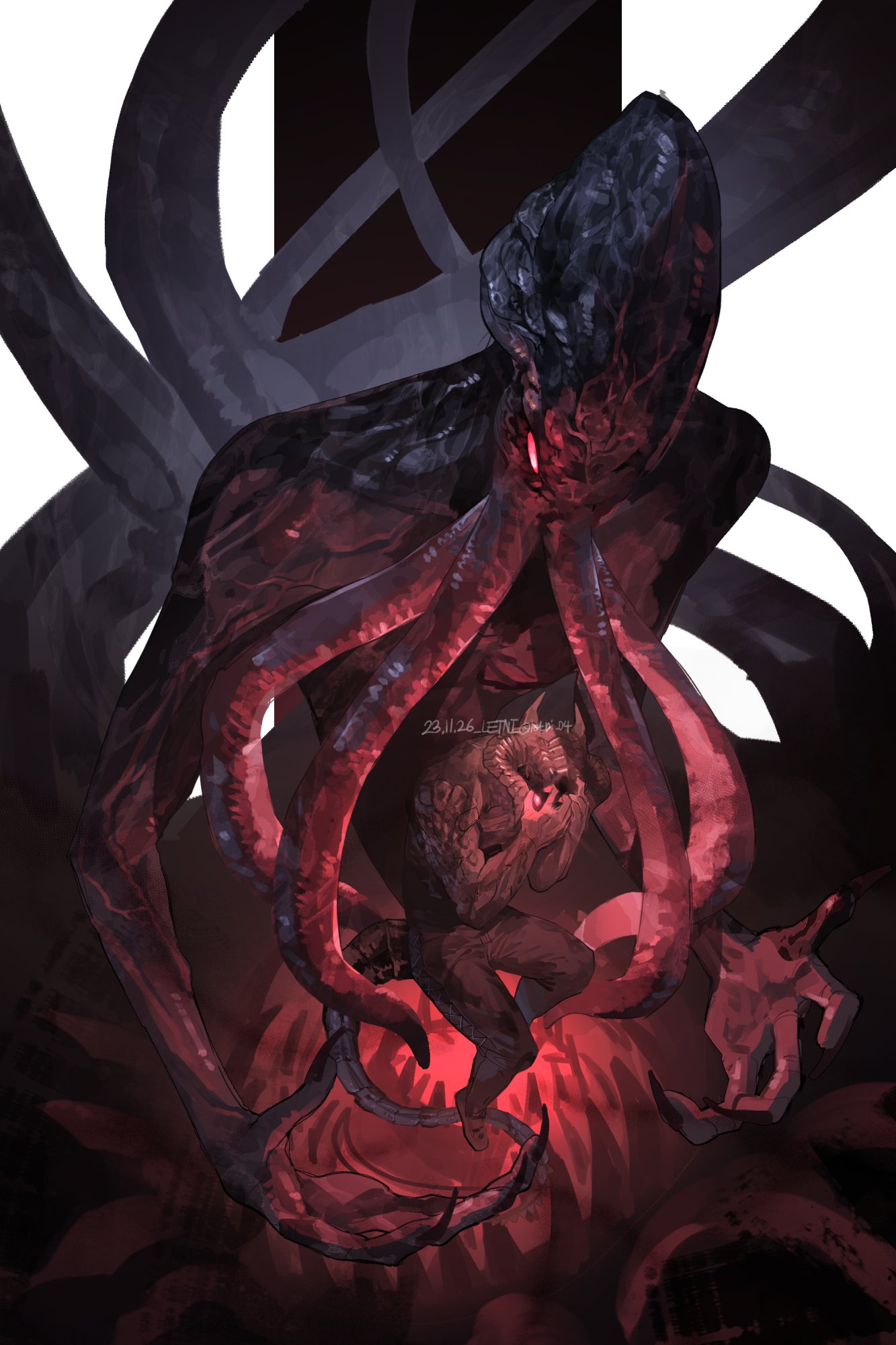 artist_name, baldur's_gate, baldur's_gate_3, brown_pants, claws, curled_horns, dated, diffraction_spikes