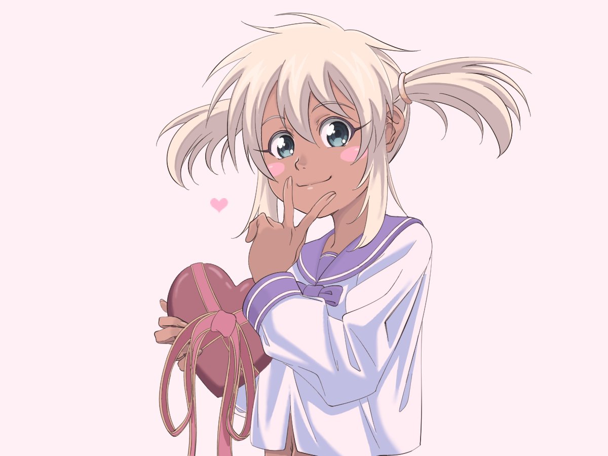 1girl, blush_stickers, closed_mouth, dark-skinned_female, dark_skin, green_eyes, kaien_advance, long_hair