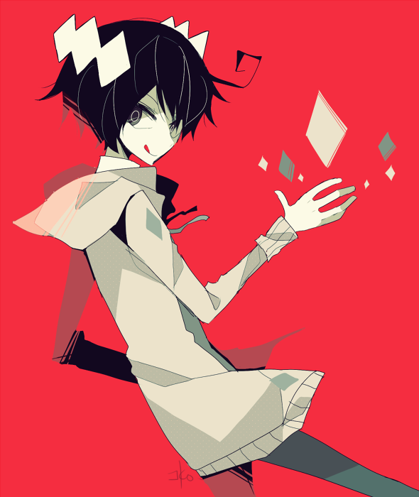 1boy, black_hair, etihw_(haiiro_teien), funamusea, genderswap, genderswap_(ftm), haiiro_teien, jacket