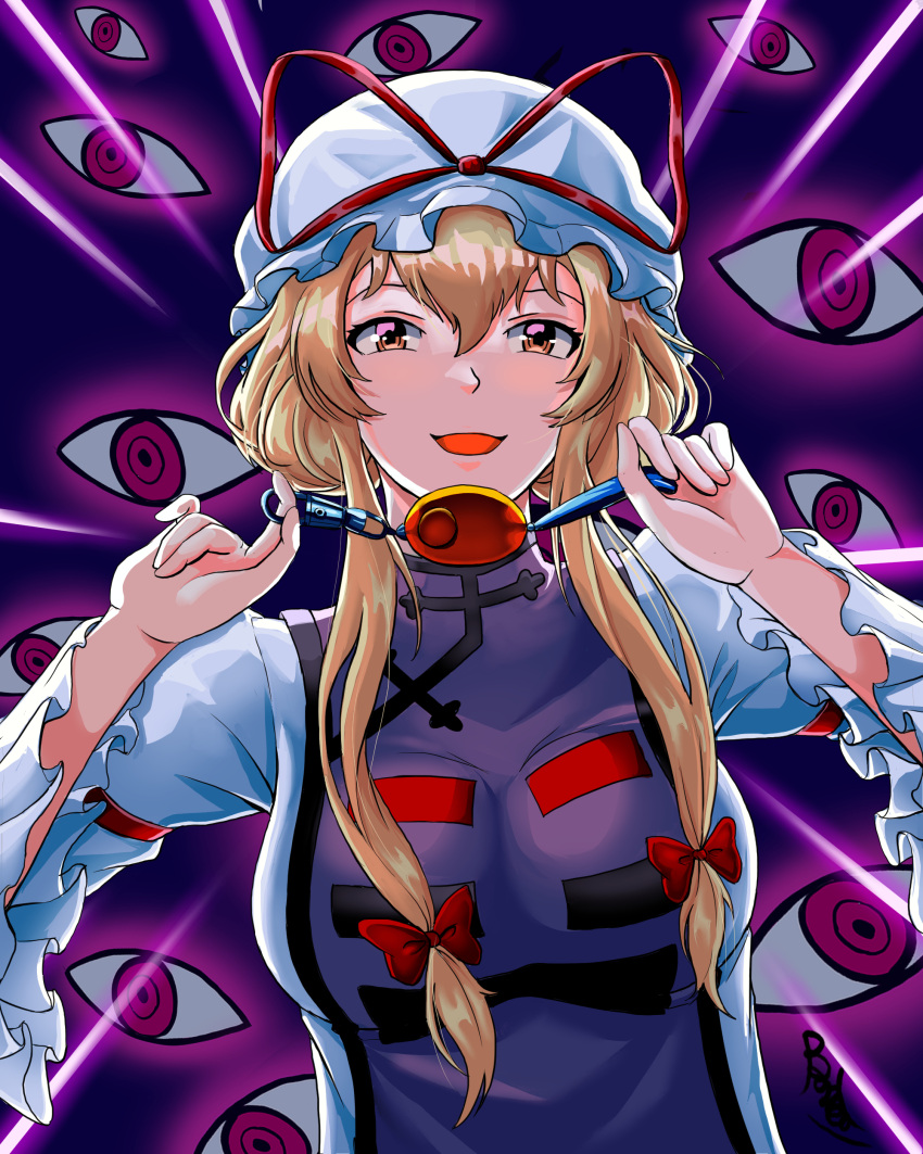 1girl, absurdres, blonde_hair, breasts, buhbuhbored, crime_prevention_buzzer, emphasis_lines, highres