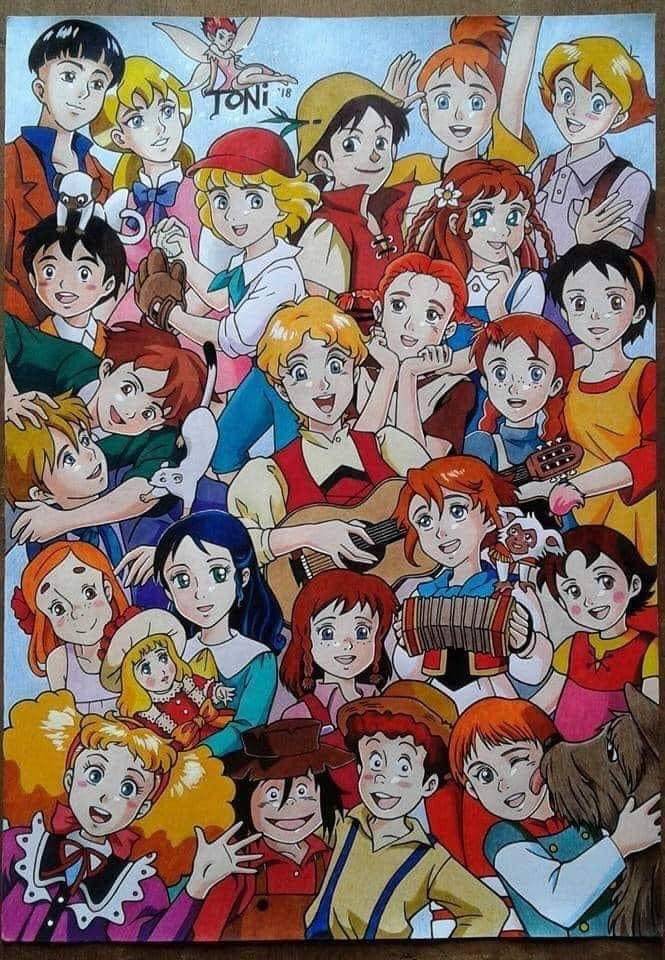 1990s_(style), accordion, ai_shoujo_pollyanna_monogatari, alfredo_martini, alps_no_shoujo_heidi, amedeo, anne_of_green_gables, anne_shirley