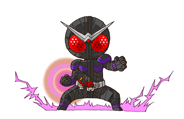 belt, chibi, kamen_rider, kamen_rider_joker, kamen_rider_w, kaos
