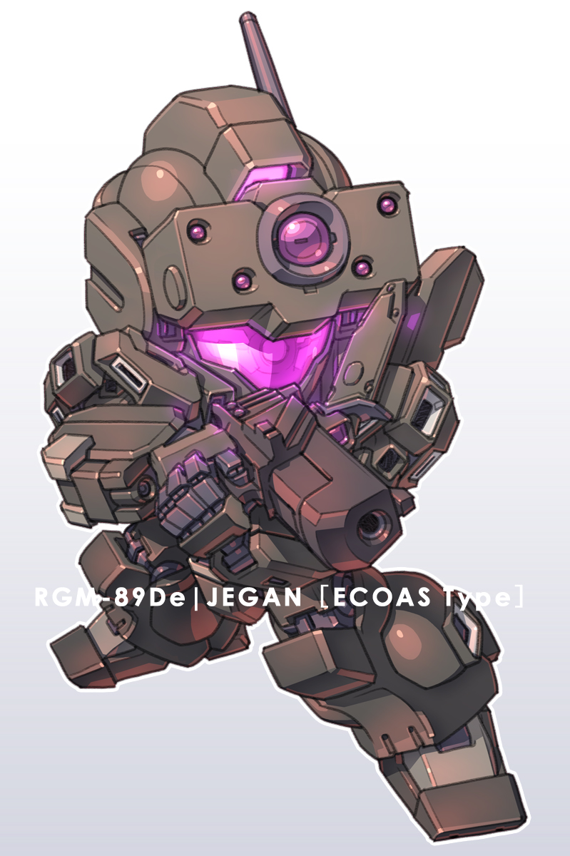 aiming, assault_visor, center_axis_relock_stance, character_name, chibi, gun, gundam, gundam_unicorn