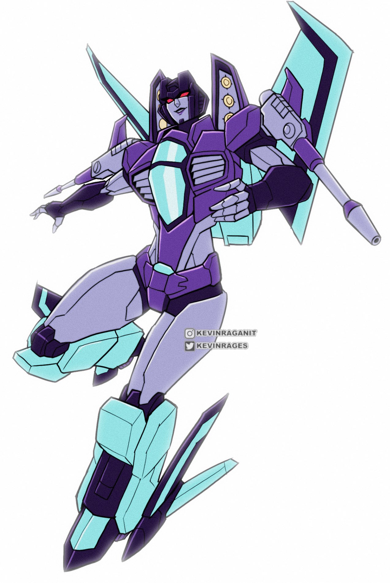 1girl, colored_skin, grey_skin, highres, kevin_raganit, mecha, mechanical_wings, panties