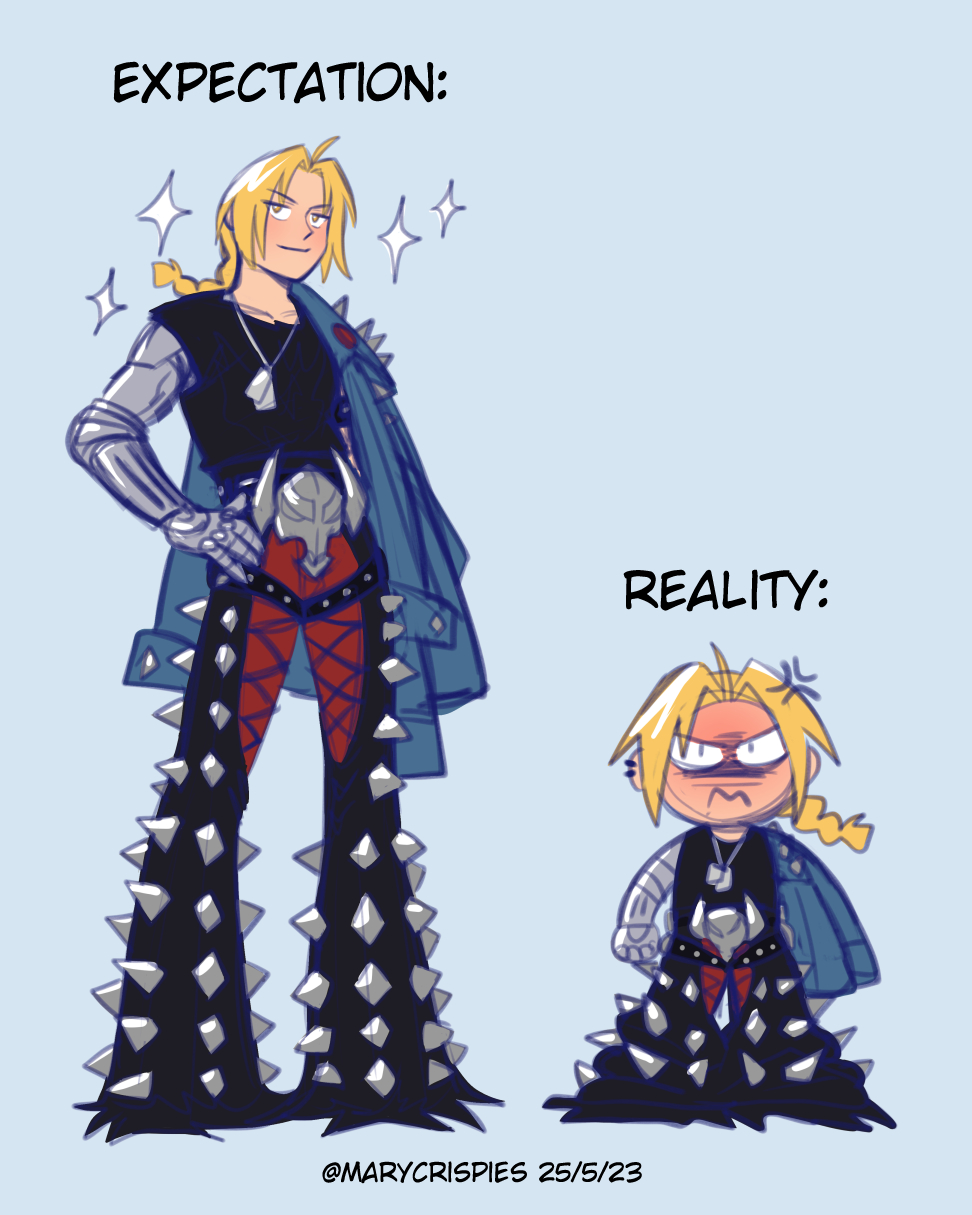 1boy, 3:, anger_vein, angry, black_pants, black_shirt, blonde_hair, blue_background