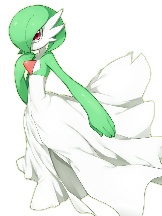 gardevoir, oversize_forearms, pokemon, red_eyes, tsuki_to_kage, tsuki_tokage