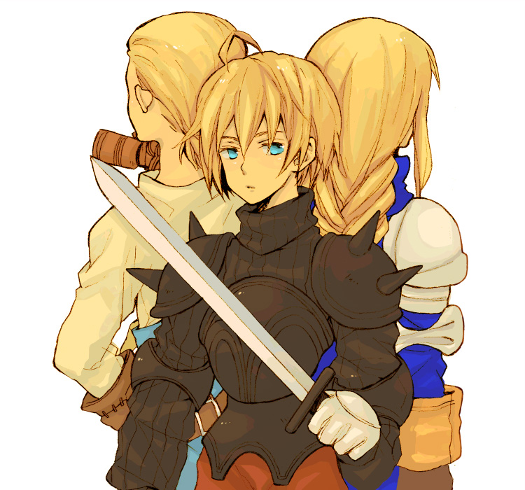 ahoge, armor, bad_id, blonde_hair, blue_eyes, braid, final_fantasy, final_fantasy_tactics