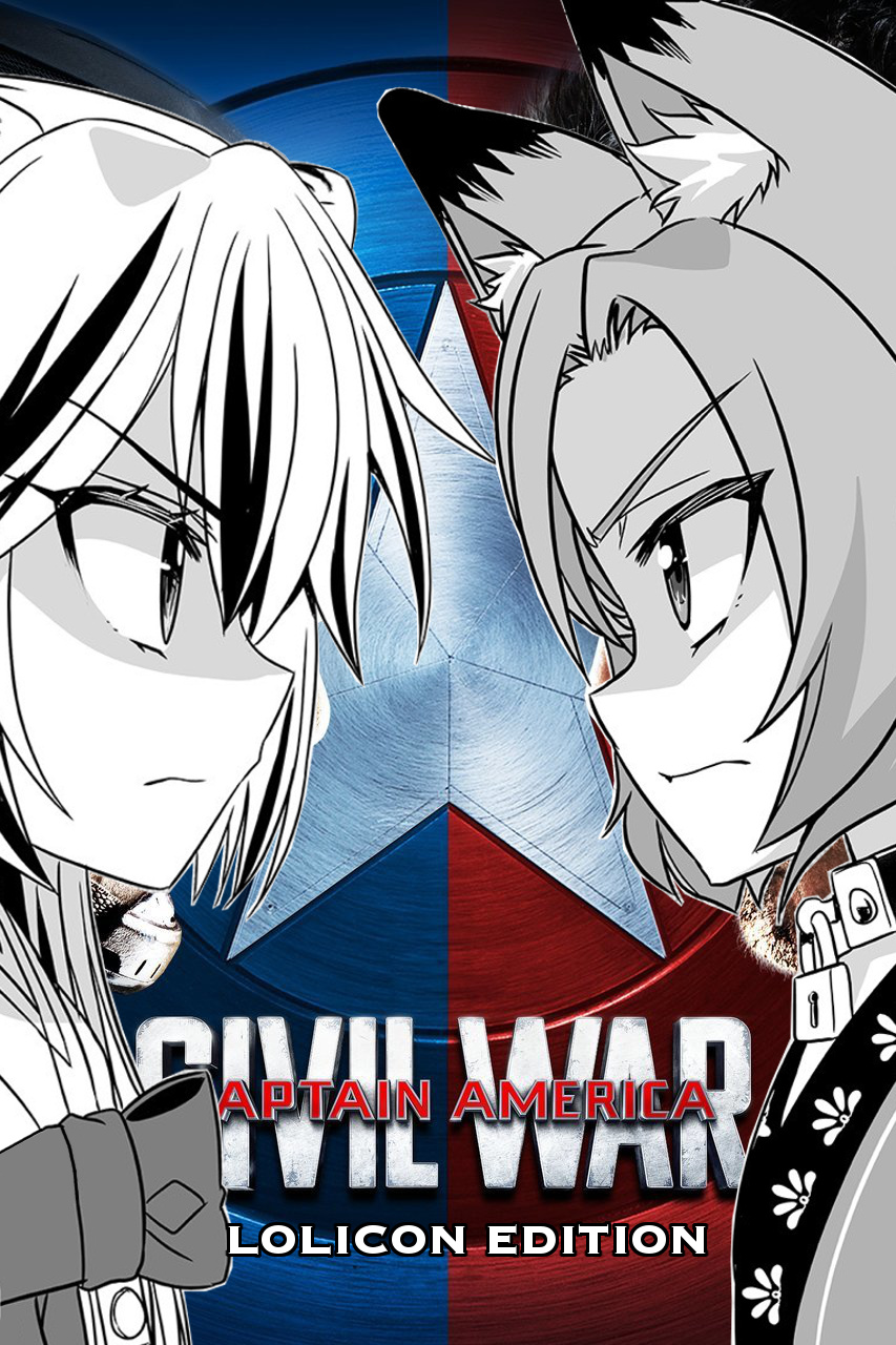 captain_america_civil_war, face-off, face-to-face, multiple_girls, my_love_tiger, rangii, third-party_edit