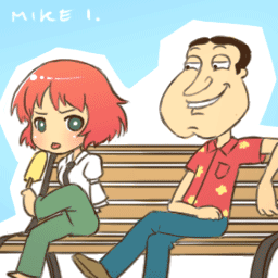 :p, amputee, barefoot, crossover, family_guy, food, gif, glenn_quagmire