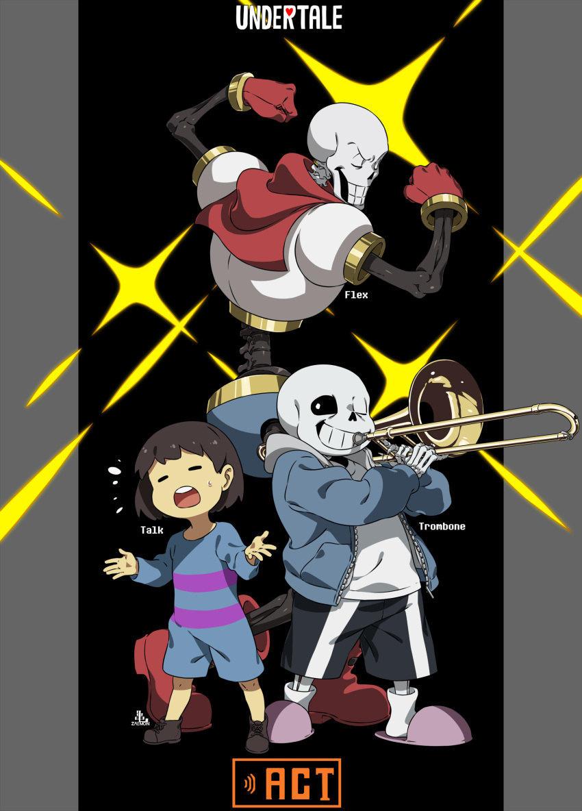 1other, 2boys, =_=, absurdres, androgynous, black_background, black_sclera, black_shorts