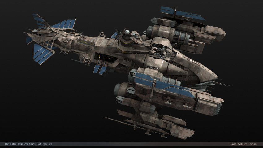 3d, artist_name, battlecruiser_(eve_online), cannon, commentary, concept_art, dlamont, eve_online