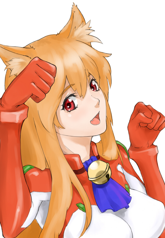 asobi_ni_iku_yo!, cat_pose, eris_(asobi_ni_iku_yo!), face, fang, jade_(1308mukoubuti), paw_pose, yamaishi108