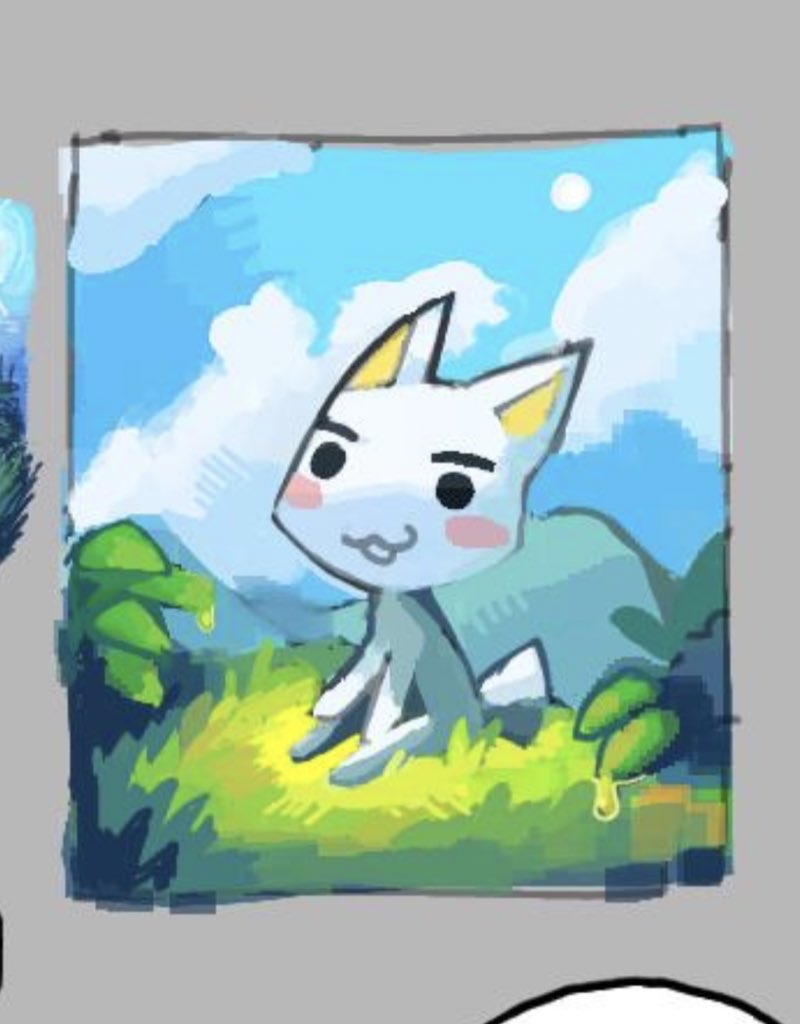 bajinns, blush, cat, chibi, doko_demo_issho, furry, furry_male, grass
