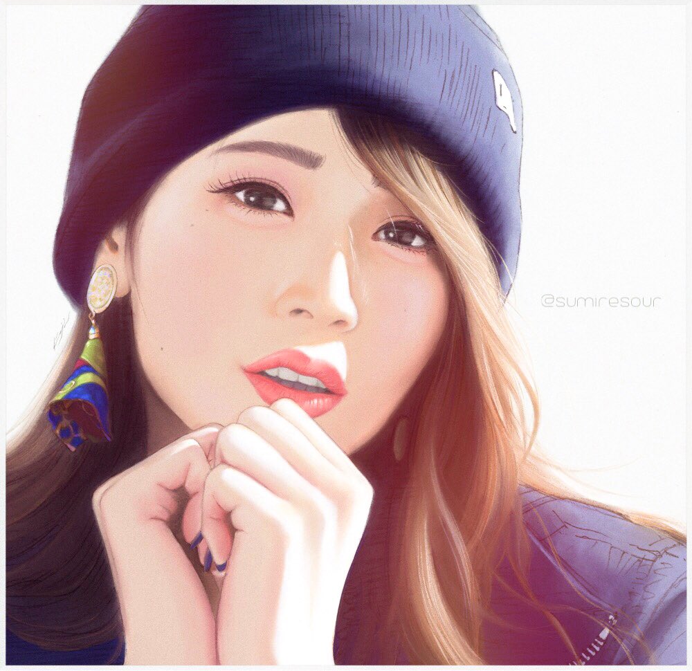 1girl, asian, beanie, black_eyes, black_headwear, black_jacket, earrings, hat
