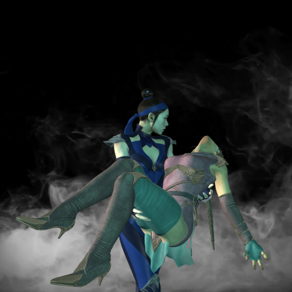 carrying, faith_(game), faith_(sbi), jade_(mortal_kombat), kitana, kitanai_ninja, mortal_kombat, mortal_kombat_(series)