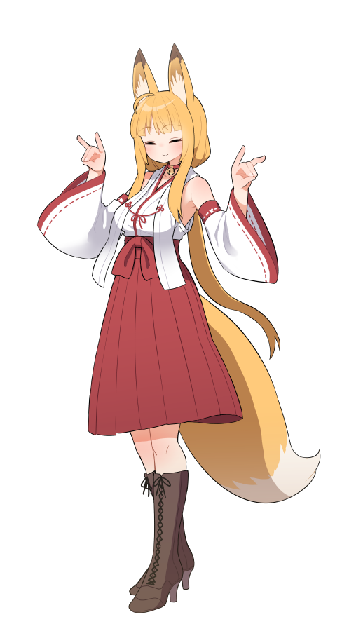 1girl, ahoge, animal_ear_fluff, animal_ears, bell, blonde_hair, blush, boots