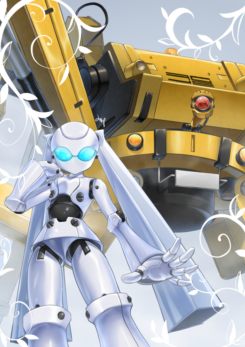 1girl, absurdres, blue_eyes, colored_skin, drossel_von_flugel, fireball_(series), gedachtnis, highres