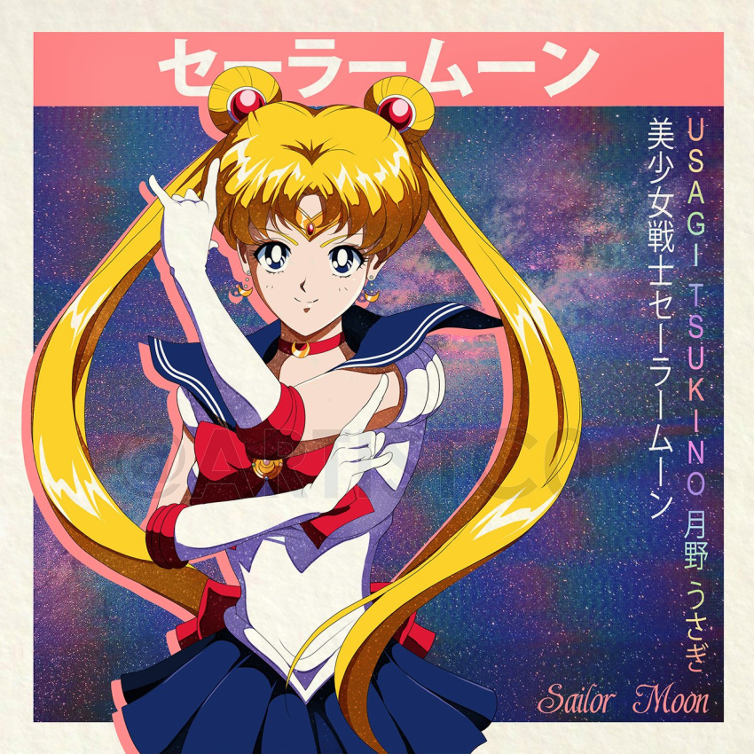 1girl, artistc0, bishoujo_senshi_sailor_moon, blonde_hair, blue_eyes, blue_sailor_collar, blue_skirt, bow