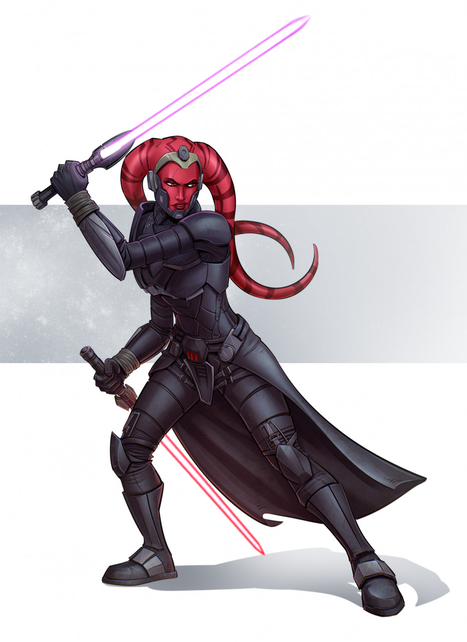 1girl, alien, armor, belt, birdyraider, black_armor, black_footwear, black_gloves