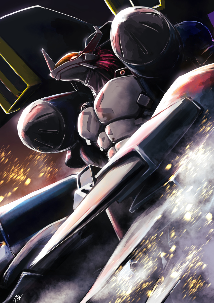 152_in_can, absurdres, armor, brigadramon, claws, cyborg, digimon, digimon_(creature)