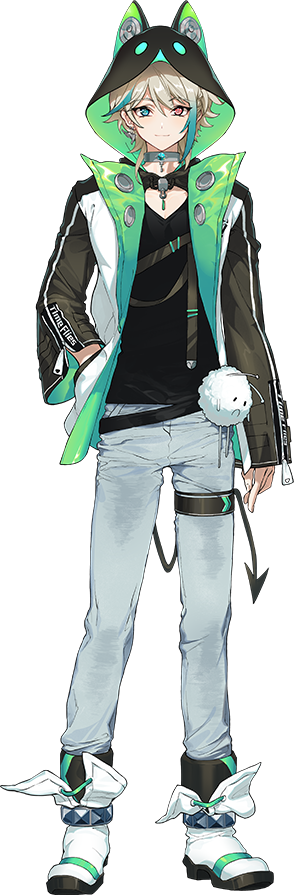 1boy, aza_(virtuareal), black_jacket, black_shirt, blonde_hair, choker, denim, dot_nose