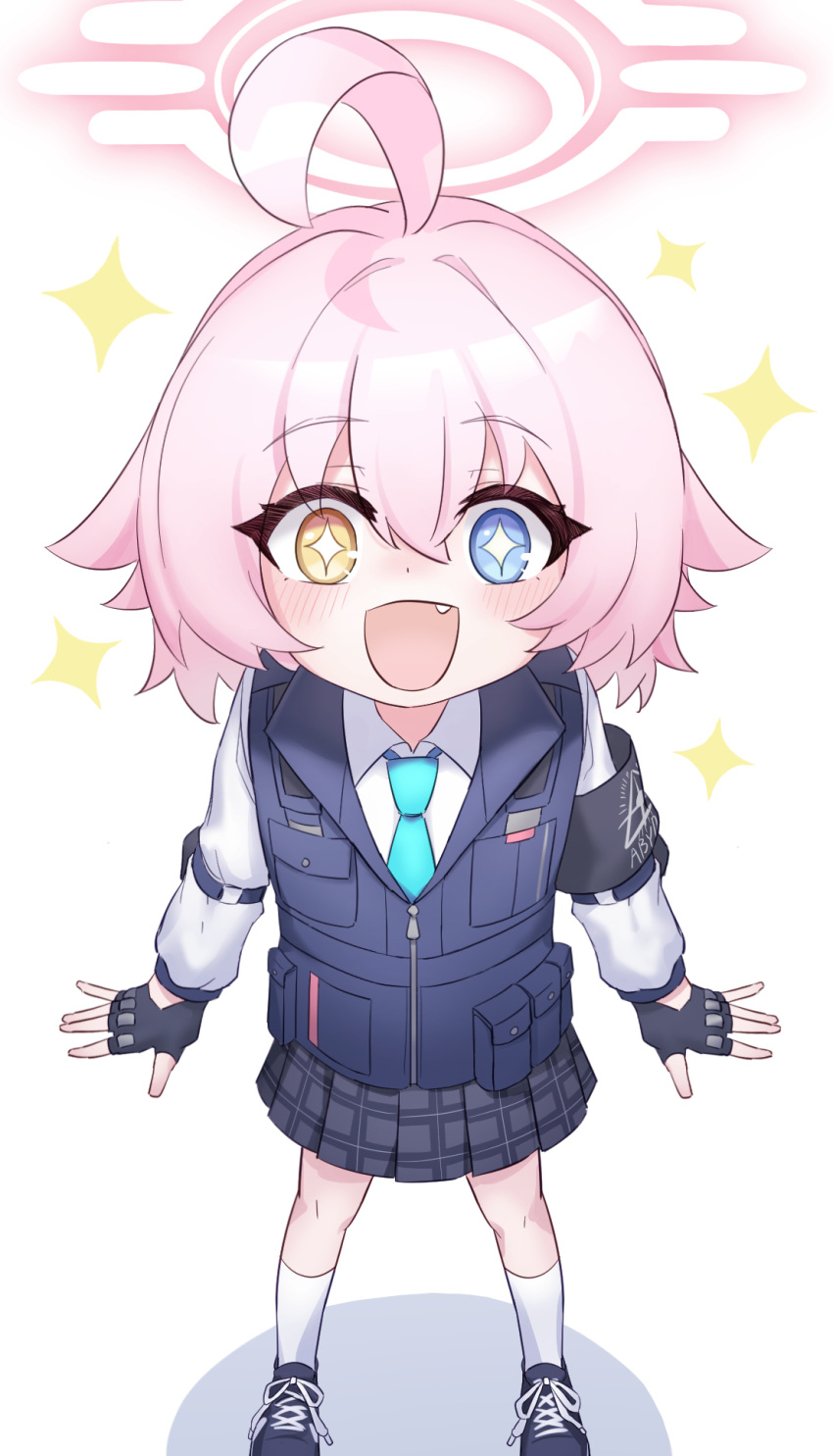 1girl, ahoge, aqua_necktie, armband, black_armband, black_footwear, black_gloves, black_vest