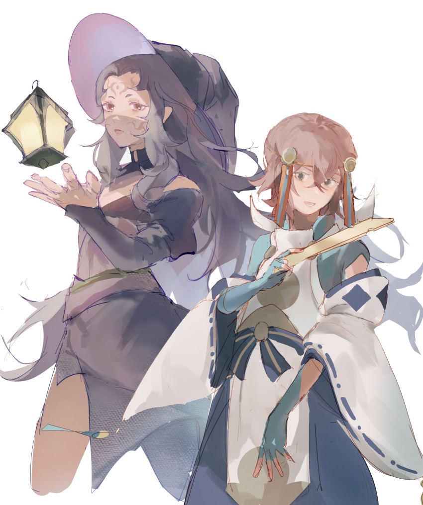 1boy, 1girl, alternate_costume, black_hair, brinaa_sama, fire_emblem, fire_emblem_fates, hat