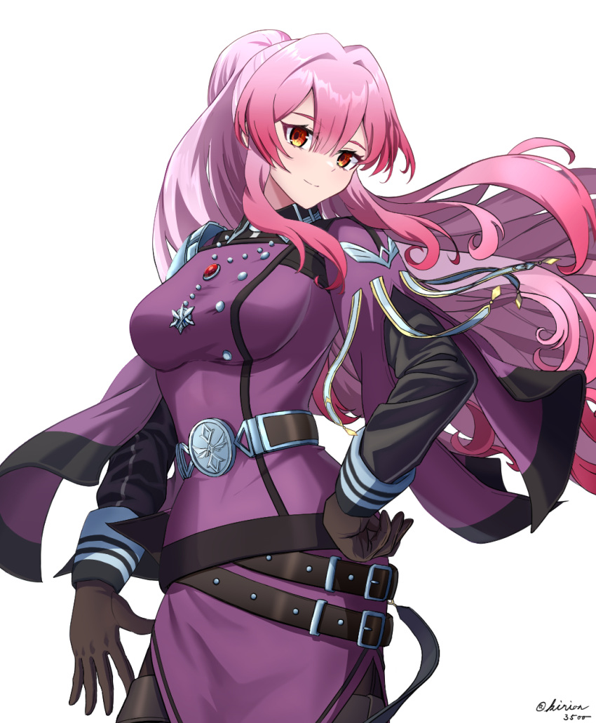 1girl, belt, breasts, cowboy_shot, duel_monster, exosister_martha, gloves, highres