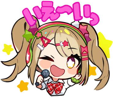 1girl, ;d, arm_up, blonde_hair, bow, bowtie, bright_pupils, chibi