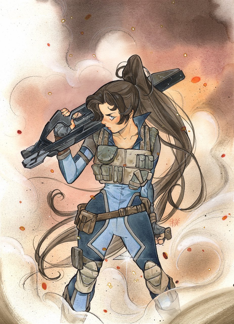 1girl, ammunition_pouch, black_gloves, black_hair, blue_bodysuit, blue_eyes, blush, bodysuit