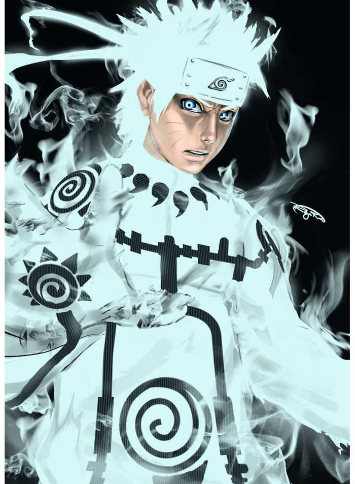 blue_hair, forehead_protector, naruto, reza_kabir, solo, spoilers, uzumaki_naruto