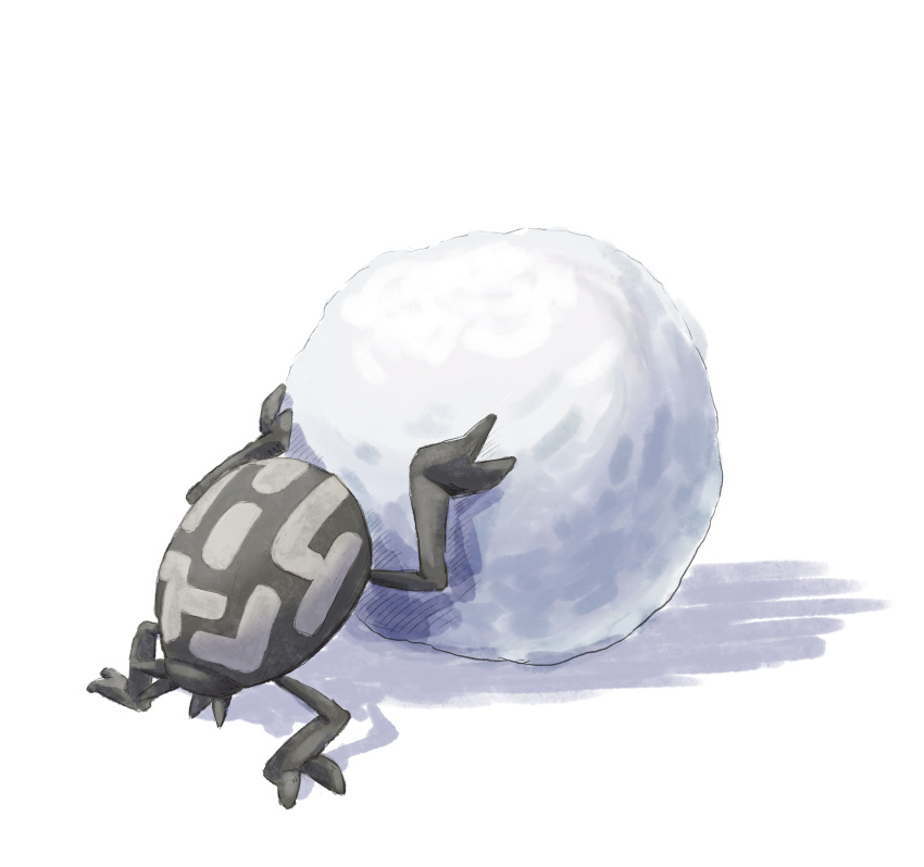 absurdres, highres, monster_hunter_(series), no_humans, pokemon, pokemon_(creature), rellor, shadow