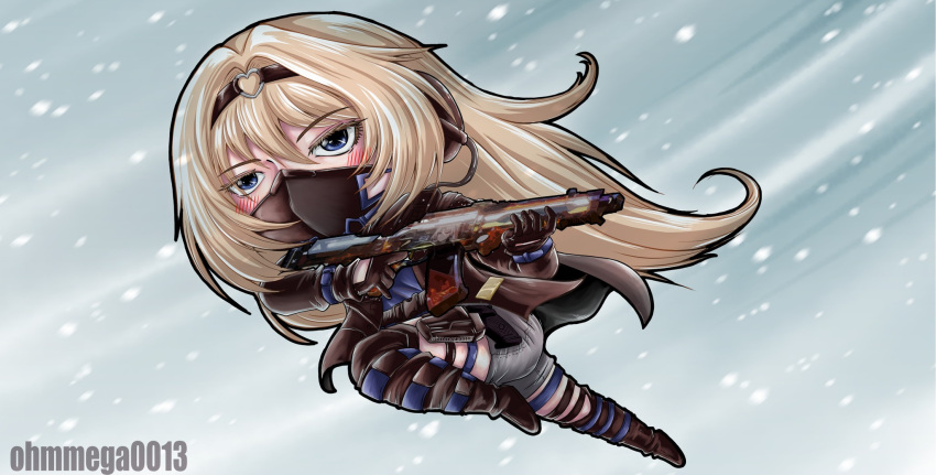 1girl, an-94, an-94_(girls'_frontline), an-94_(girls'_frontline)_(cosplay), aqua_eyes, artist_name, artist_request, assault_rifle