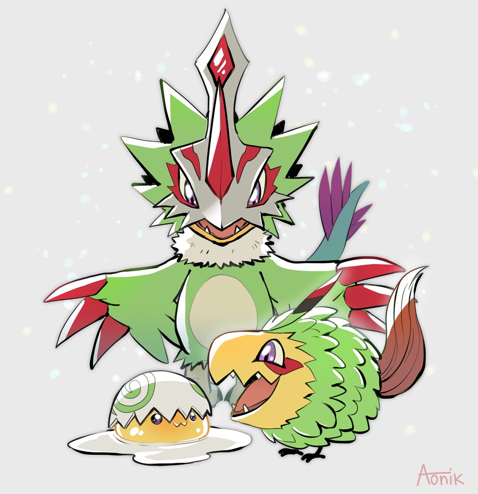 aonik, artist_name, beak, bird, claws, digimon, digimon_(creature), dragon