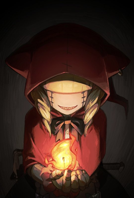 1girl, blonde_hair, chaperomon, dark_background, digimon, digimon_(creature), digua92537359, drill_hair